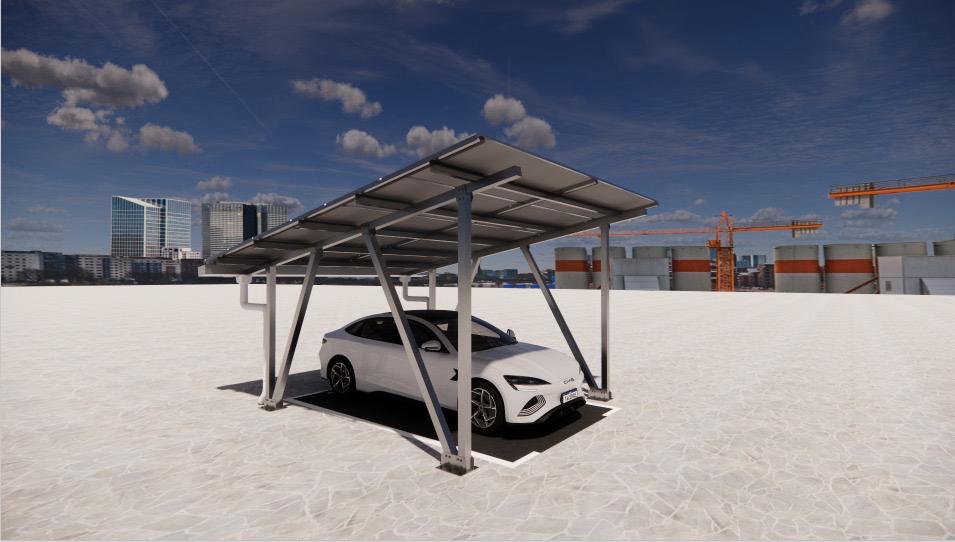 Carport solaire sur mesure à partir de 1200,00€