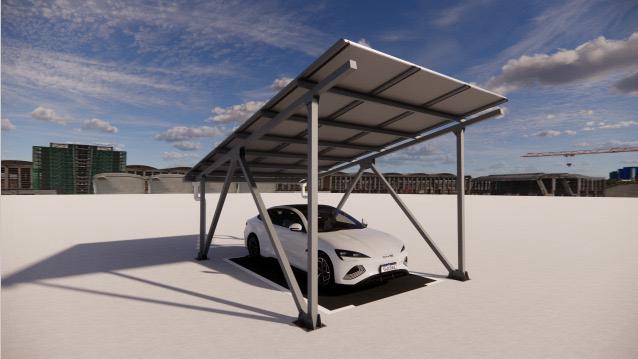 Carport solaire sur mesure à partir de 1200,00€